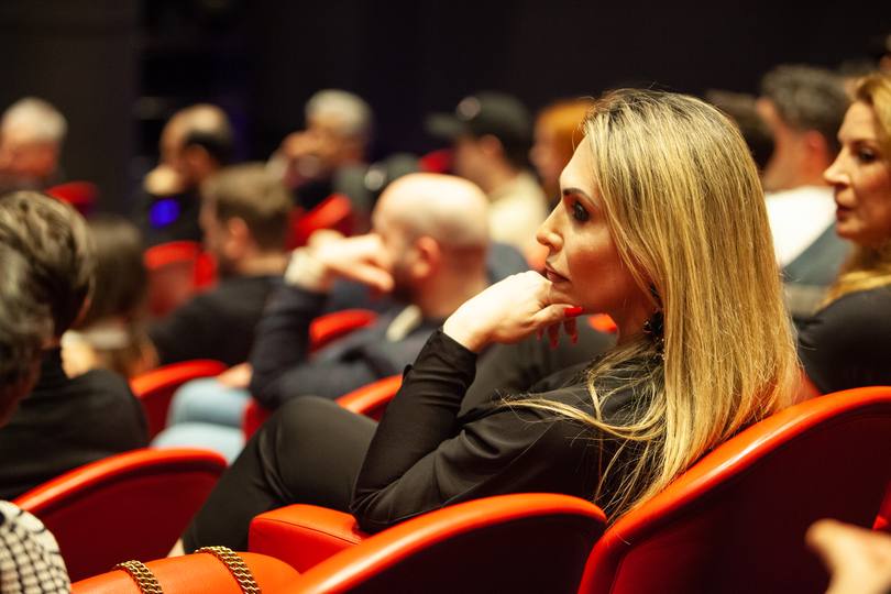 Watching from the front rows — Lonely Fans global screening tour