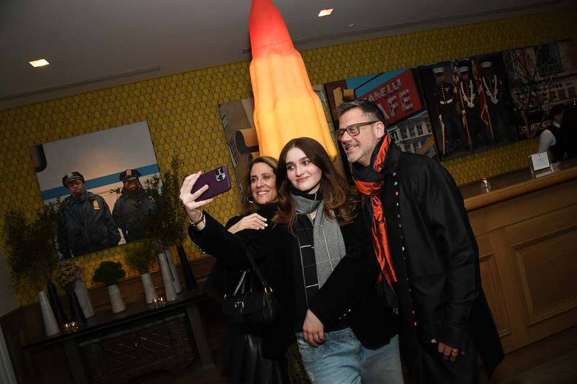 Guests at the afterparty — Lonely Fans global screening tour